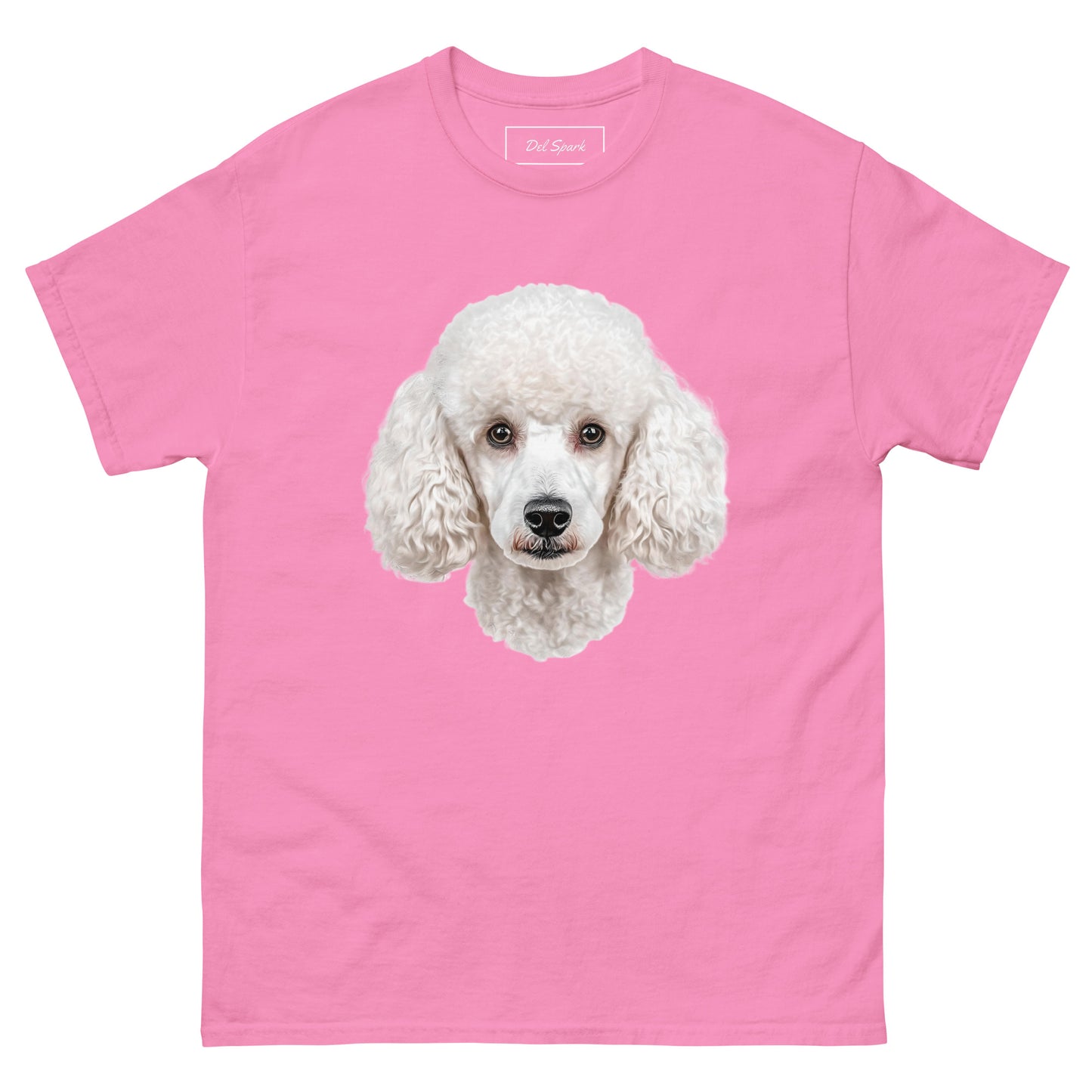 White Poodle Unisex Classic T-shirt