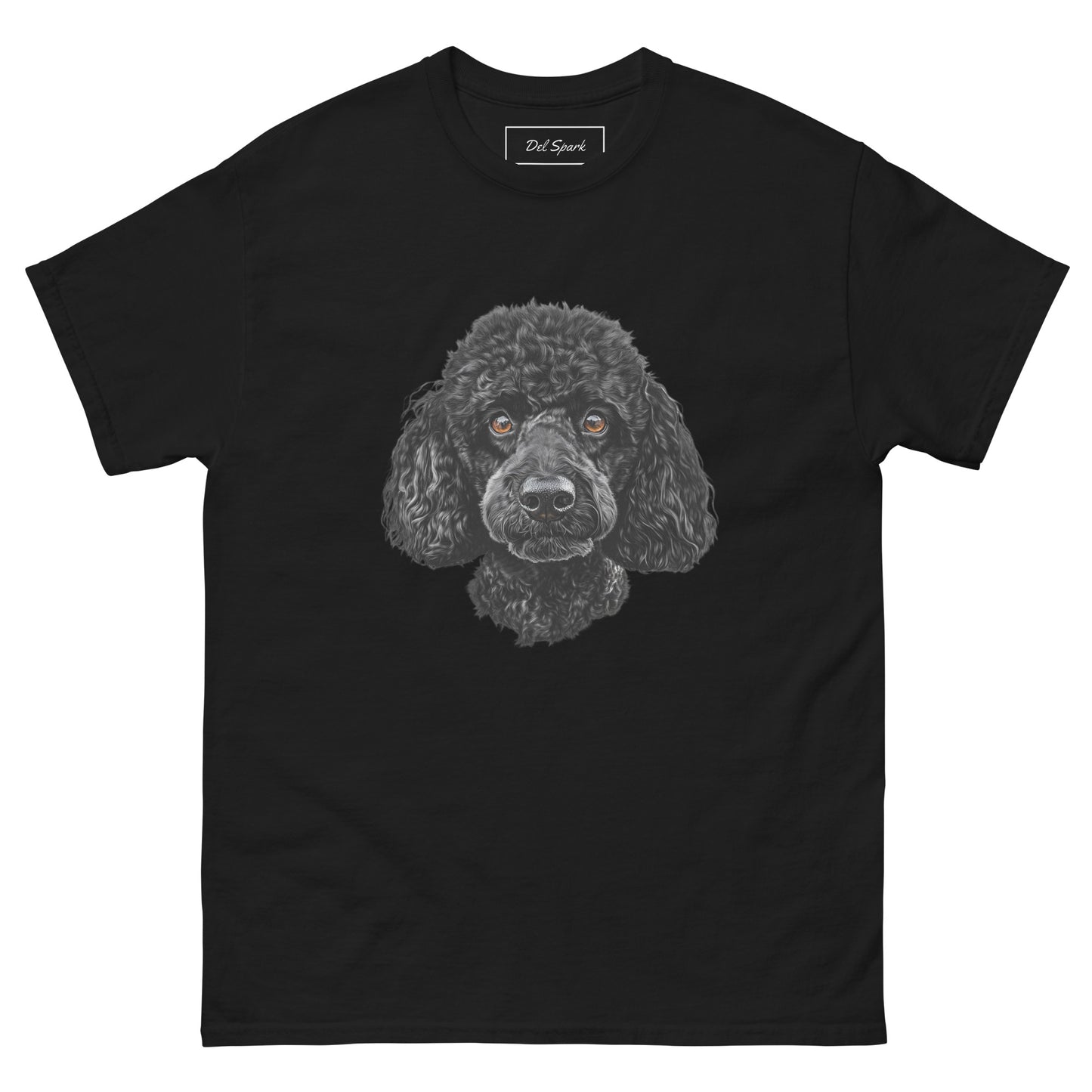 Black Poodle Unisex Classic T-shirt