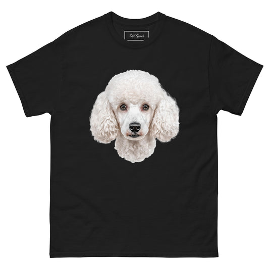 White Poodle Unisex Classic T-shirt