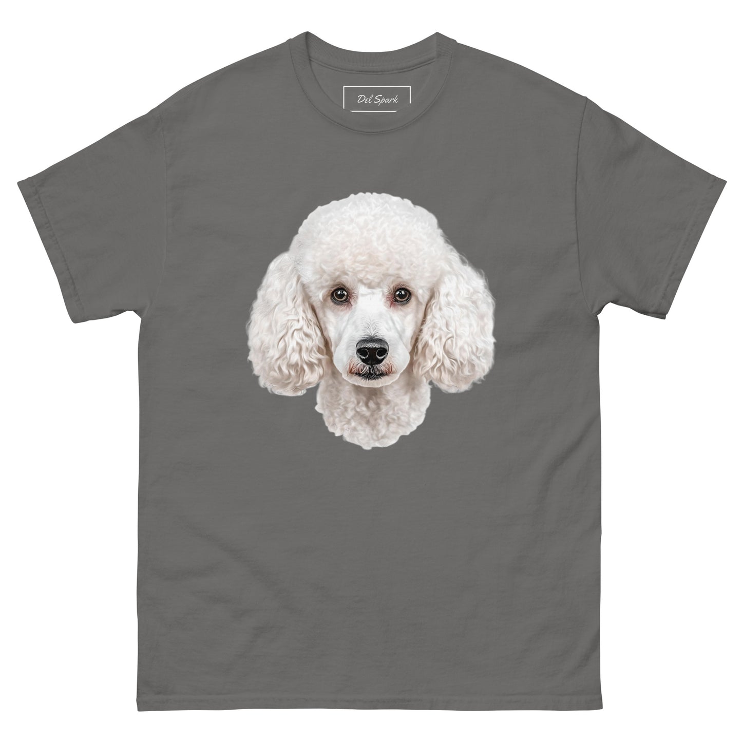 White Poodle Unisex Classic T-shirt