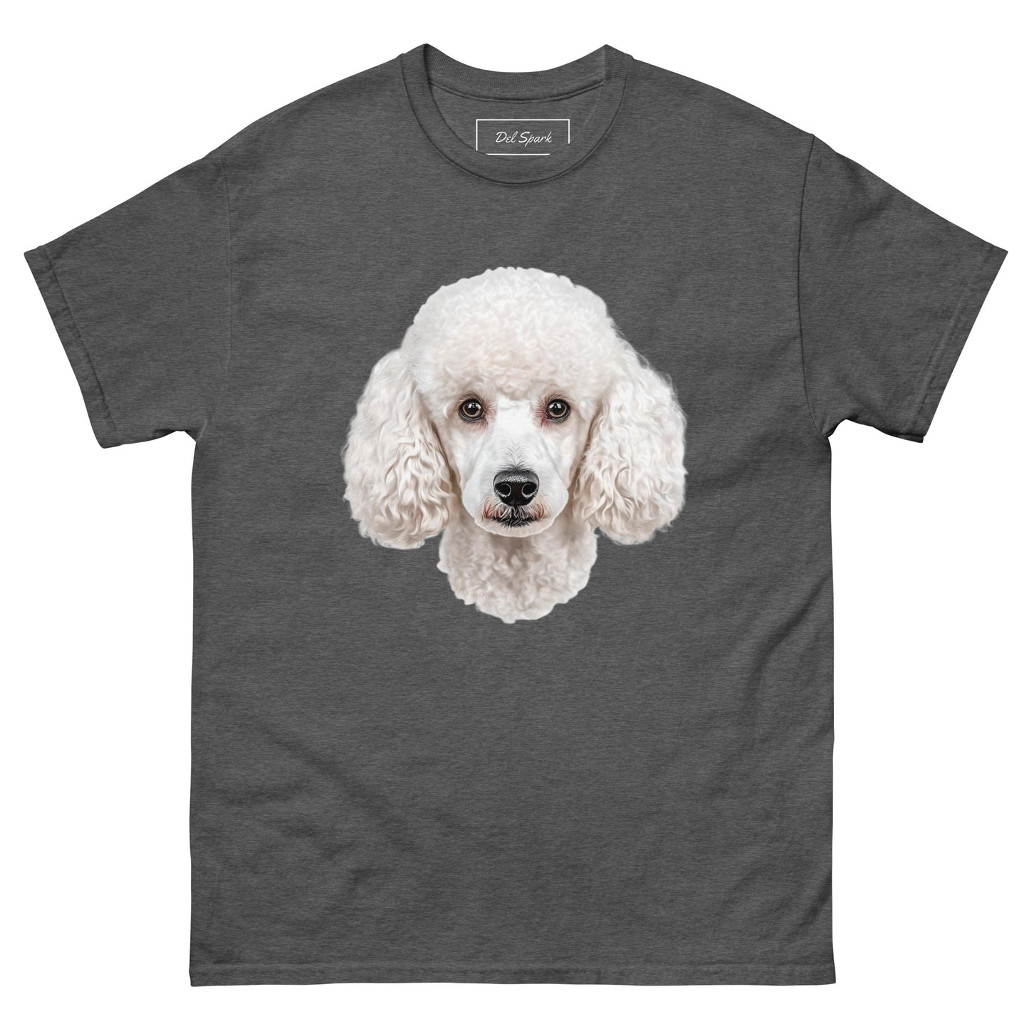 White Poodle Unisex Classic T-shirt