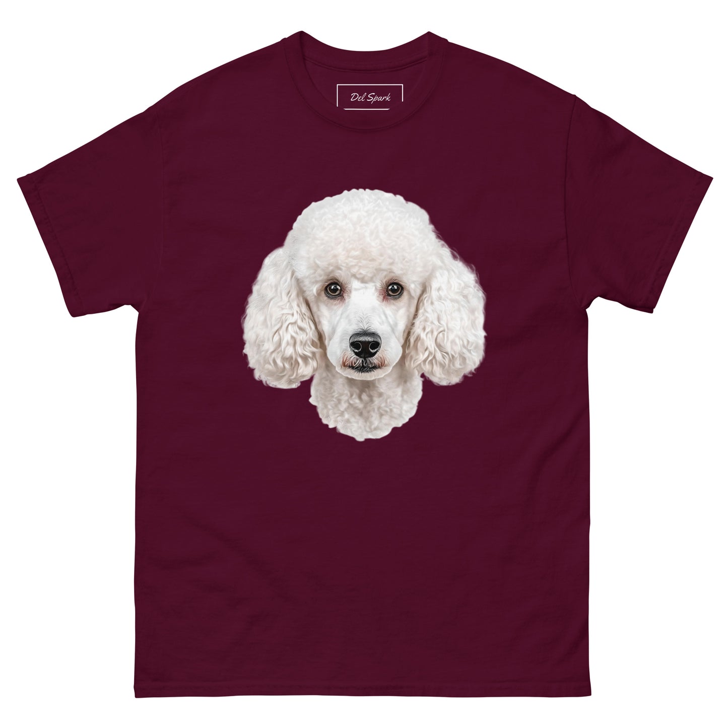 White Poodle Unisex Classic T-shirt