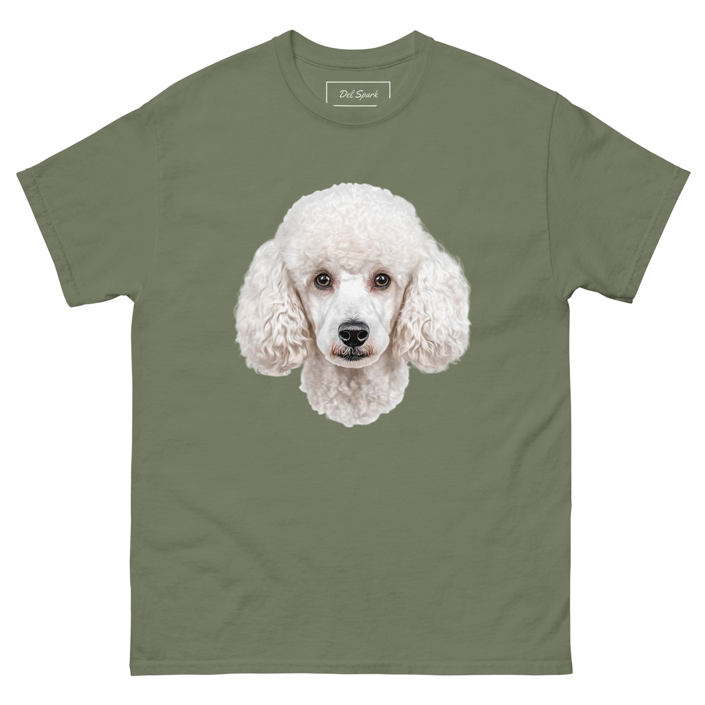 White Poodle Unisex Classic T-shirt