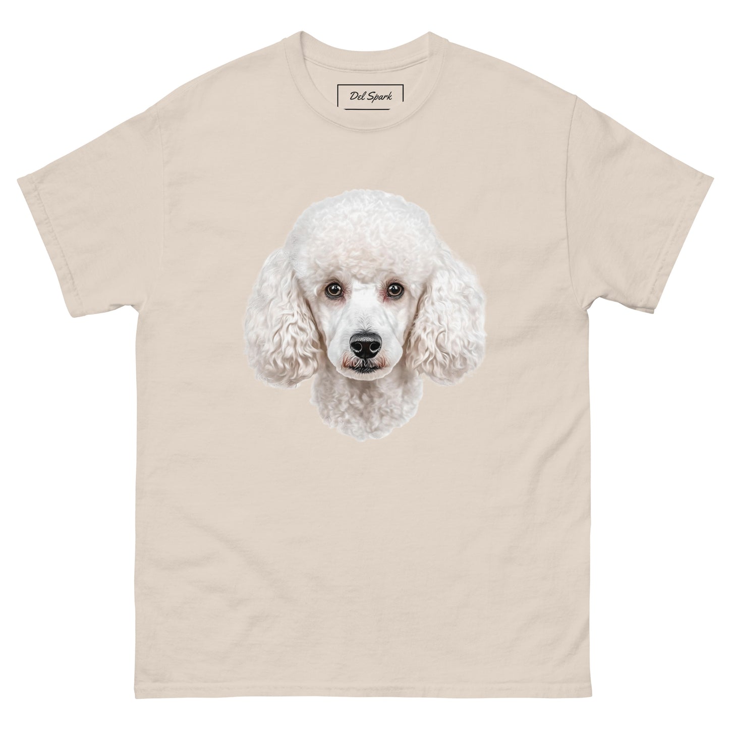 White Poodle Unisex Classic T-shirt