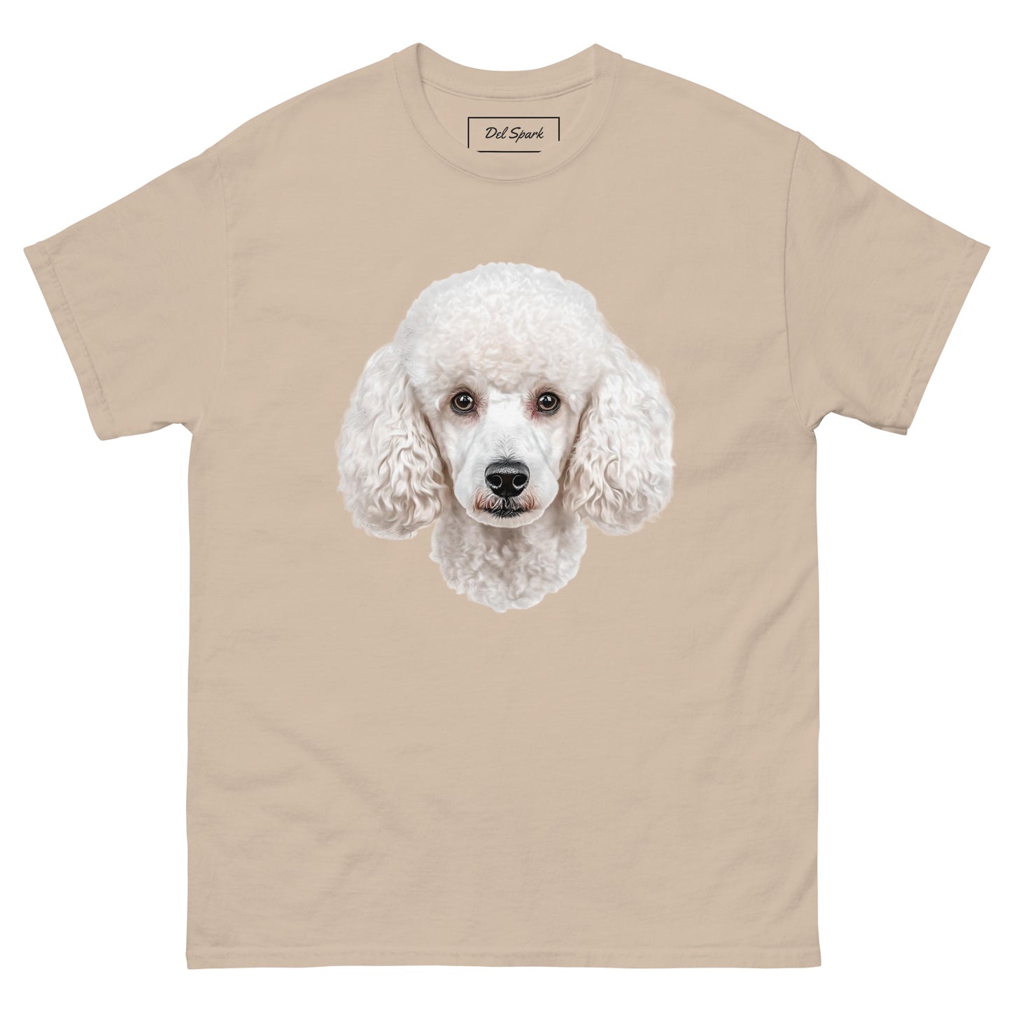 White Poodle Unisex Classic T-shirt