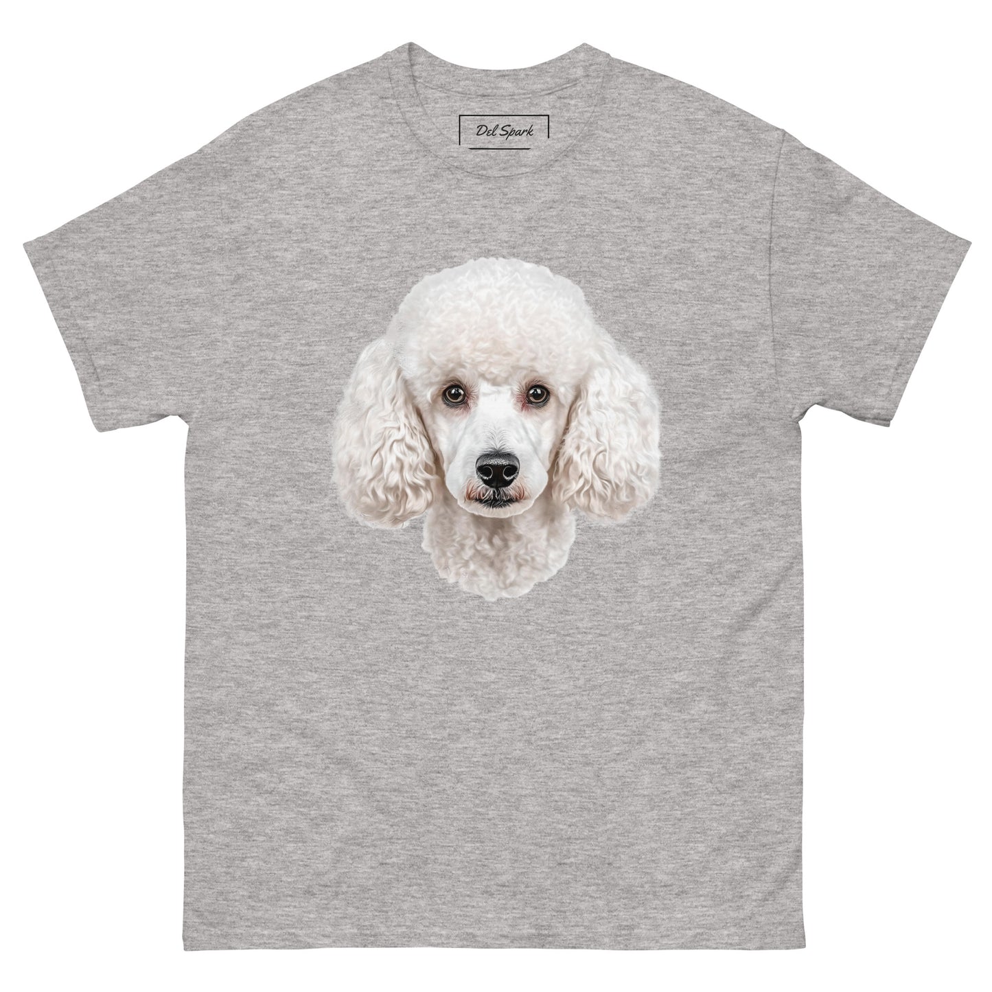 White Poodle Unisex Classic T-shirt